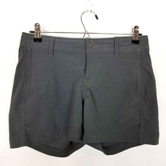 Kuhl Women Trekr Shorts  Size 2 Gray Nylon Hiking Casual Outdoor - Picture 1 of 5